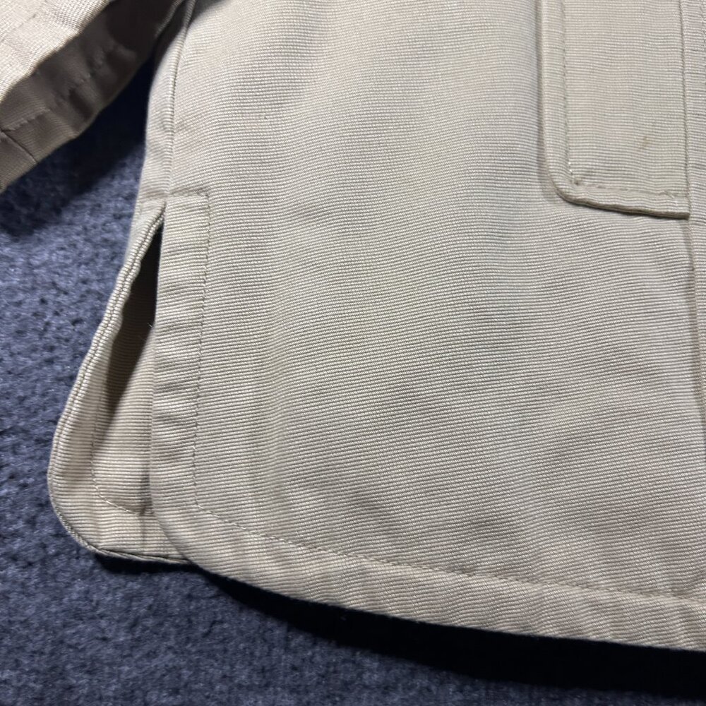 Vintage Barn Coat Jacket Women Size S Beige Corduroy Collar Chore Streetwear See - Picture 5 of 15